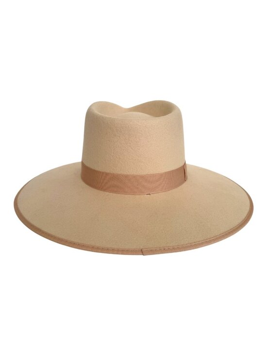 Lack of Color Ivory Wide Brim Rancher Hat 55/S Australian Wool Felt main image 4